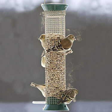 Mangeoire silo pour oiseaux